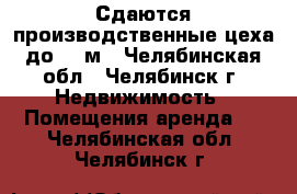 Сдаются производственные цеха до 500м - Челябинская обл., Челябинск г. Недвижимость » Помещения аренда   . Челябинская обл.,Челябинск г.